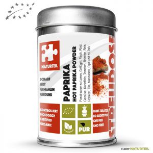 65 g Hot Paprika Powder Organic - Spice Jar