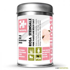 100 g Pink Pakistani Rock Salt Fine - Spice Jar