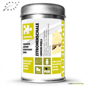 60 g Lemon Peels Powder Organic - Spice Jar